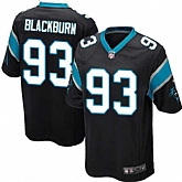 Nike Men & Women & Youth Panthers #93 Blackburn Black Team Color Game Jersey,baseball caps,new era cap wholesale,wholesale hats